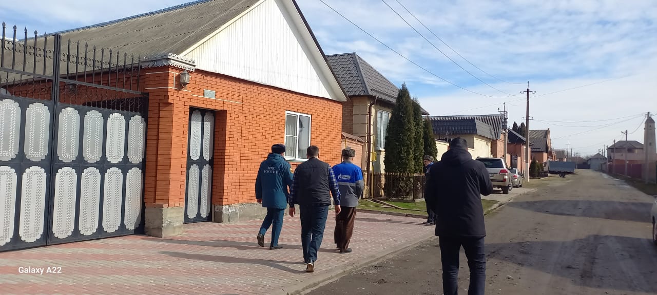 Профилактические рейды по пожарной безопасности в с.п. Кантышево.