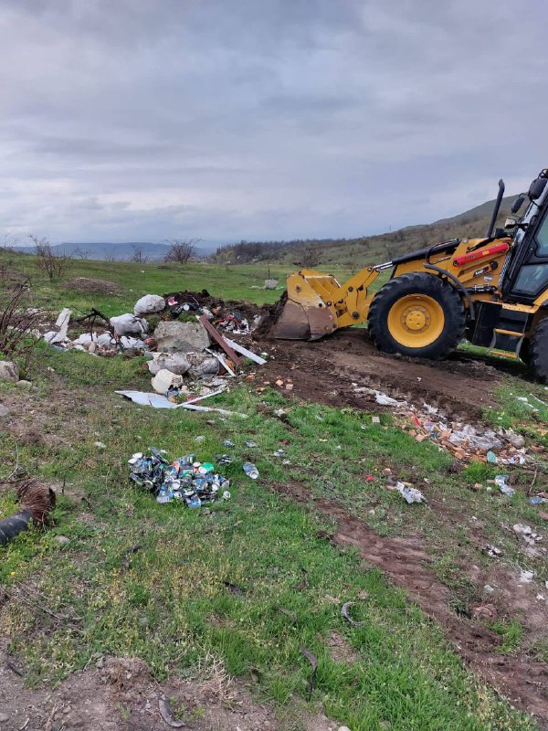 В с.п.Плиево продолжается борьба с несанкционированными свалками.