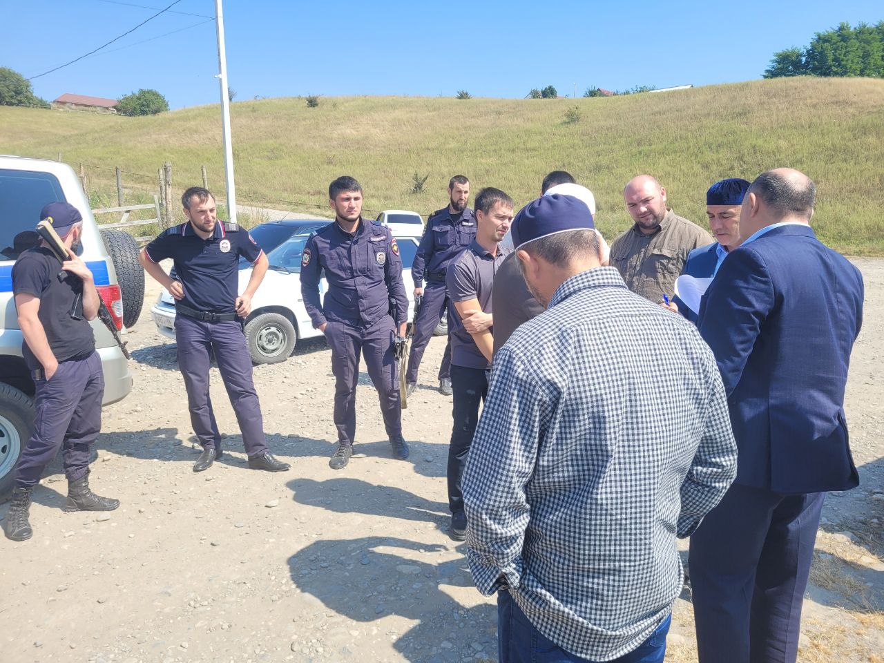 В с.п. Экажево прошла проверка земельных участков на предмет правоустанавливающих документов.