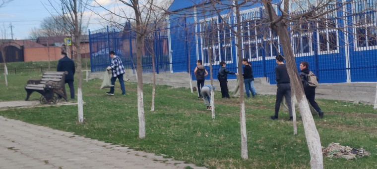 Субботник на благоустроенных территориях Назрановского района. Субботник на благоустроенных территориях Назрановского района.