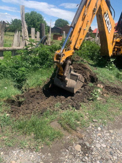 Устранение порыва в с.п.Экажево. Устранение порыва в с.п.Экажево.