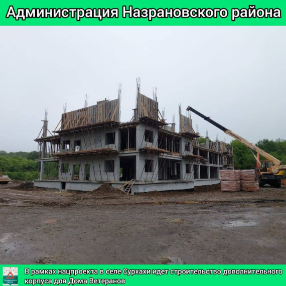 В рамках нацпроекта в селе Сурхахи идет строительство дополнительного корпуса для Дома Ветеранов. В рамках нацпроекта в селе Сурхахи идет строительство дополнительного корпуса для Дома Ветеранов.